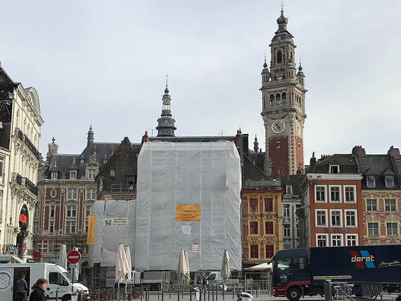 Ravalement façade Grand Place à Lille