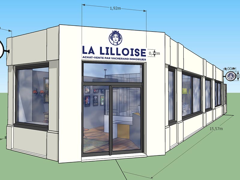 Façade commerciale